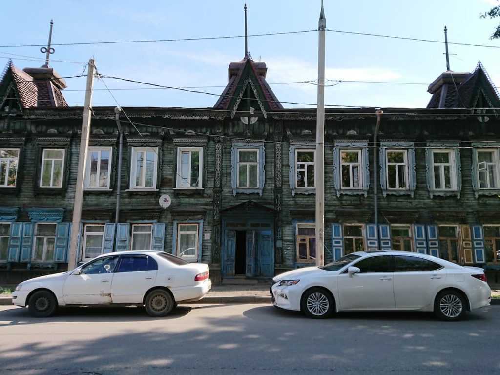 イルクーツク独特の家