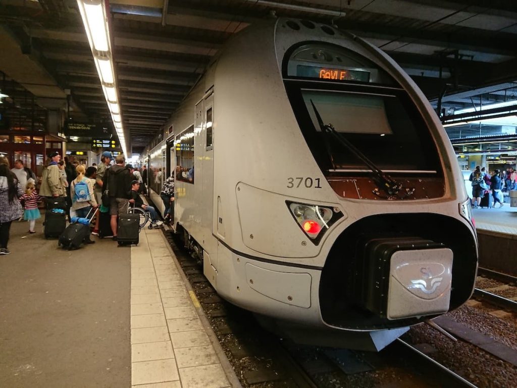 スウェーデンの特急列車
